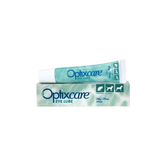 OptixCare Eye Lube – Gel Oftalmic Lubrifiant pentru Câini și Pisici, 20 g